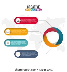 Timeline infographics design vector and marketing icons can be used for workflow layout, diagram, annual report, web design. Business concept with 4 options, steps or processes.
