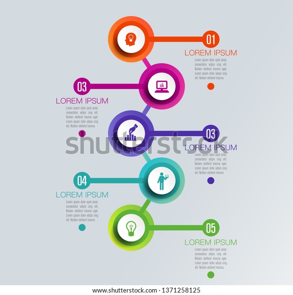 Timeline Infographics Design Vector Marketing Icons Stock Vector ...