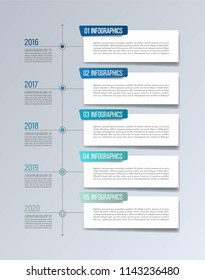 Vector Illustration Infographic Design Template Icons Stock Vector ...