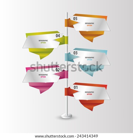 timeline infographics flags vector illustration stock vector timeline of flags