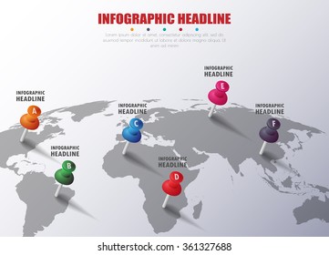 timeline infographics with icons set. vector. illustration.