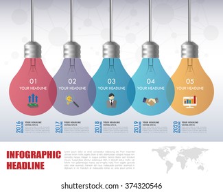 timeline infographics with icons set. vector. illustration.