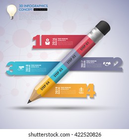 timeline infographics with icons set. vector. illustration.