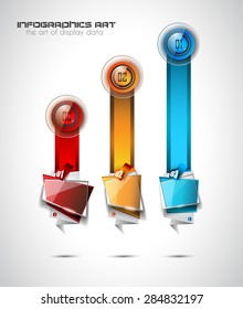 Timeline Infographics layout template for item or ideas classification. Ideal tor printed materials, foded brochures, business illustrations, strategy and marketing proposals and so on.