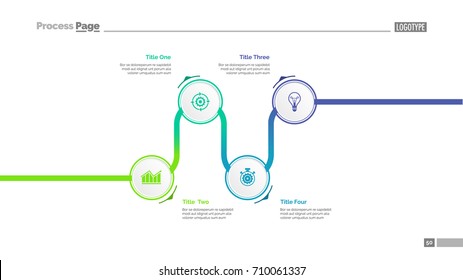 Timeline infographics slide template