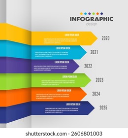 timeline infographics template diagrams, presentations  business concept charts with 5 options.