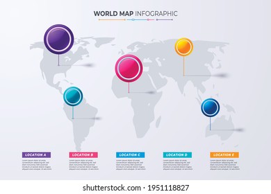 Plantilla de infografía de línea de tiempo. Concepto de hitos o diagrama de procesos.