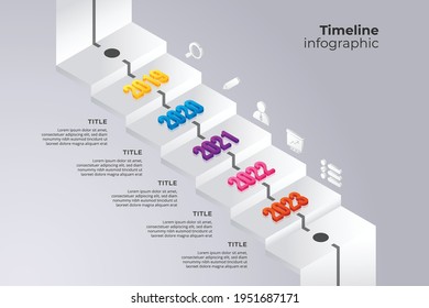 Timeline infographics template. Milestone or process diagram concept.