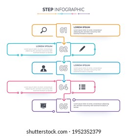 Timeline infographics template. Milestone or process diagram concept.