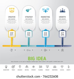 Timeline infographics. Template modern info graphic design, for business template, marketing, creative templates and graphics vector. Background.