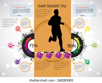 Timeline Infographics. Vector design template.