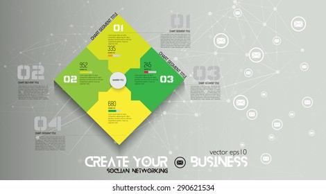 Timeline Infographics. Vector design template.