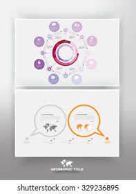 Timeline Infographics. Vector design template.