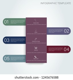 Timeline infogrfphic. Timeline infogrfphic for marketing design. Vector infographics circle label template design. 