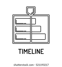 TIMELINE Line icon