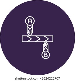Design de ícone de vetor de Linha do Tempo