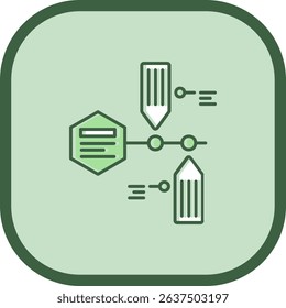Timeline Line vector Icon Design