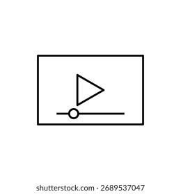 timeline media player icon element