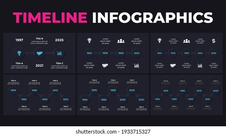 Timeline Neumorphic Vector Infographic. Presentation slide template. Neumorphism ui design. Clean minimal flat style. 