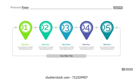 Timeline pin pointer slide template