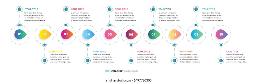 Timeline, Presentation business can be used for Business concept with 12 options, Timeline business for 12 months, 1 year, Timeline infographics design vector, steps or processes.