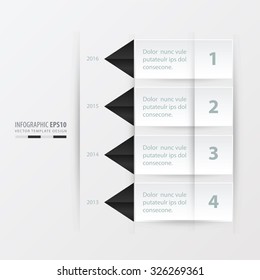 timeline report template  black and white color