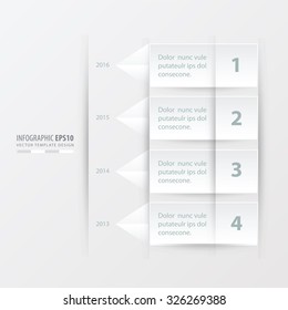 timeline report template   white color