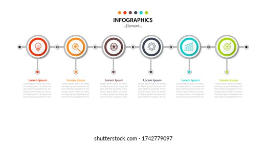 Timeline or road map infographics for business presentation can be used for workflow layout, diagram, annual report. vector design illustration eps.10