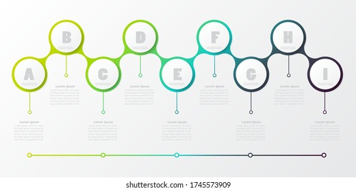 Timeline or road map infographics for business presentation can be used for workflow layout, diagram, annual report. vector design illustration eps.10