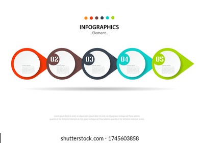 Timeline or road map infographics for business presentation can be used for workflow layout, diagram, annual report. vector design illustration eps.10