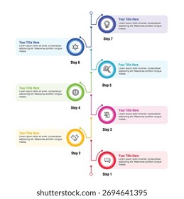 Línea de tiempo, infografía de la opción Paso, Aumentar el crecimiento