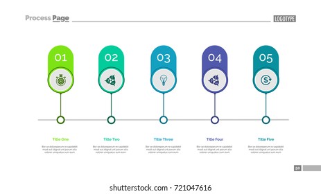 Timeline With Steps On It Slide Template