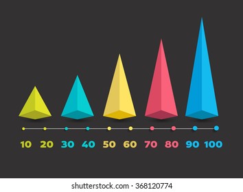 Timeline template. Horizontal line. Vector infographic illustration.