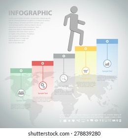 Timeline template/infographic. can be used for workflow layout, diagram, number options
