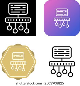 Timeline Unique Vector Icon Illustration