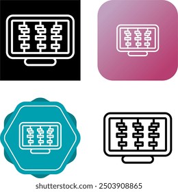 Timeline Unique Vector Icon Illustration