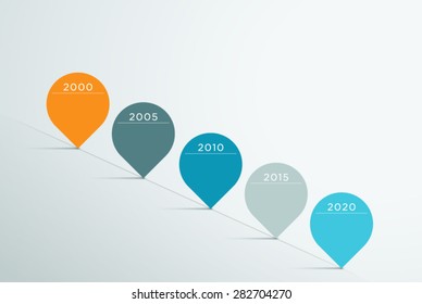 Timeline Vector 3d Infographic 5