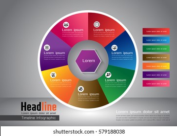 Timeline vector, business concept, Collection infographics