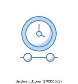 Timeline Vector icon stock illustration