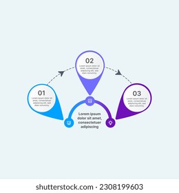 Timeline vector infographic for business and finance illustrations