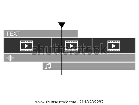 Timeline video editing for Post Production. 
