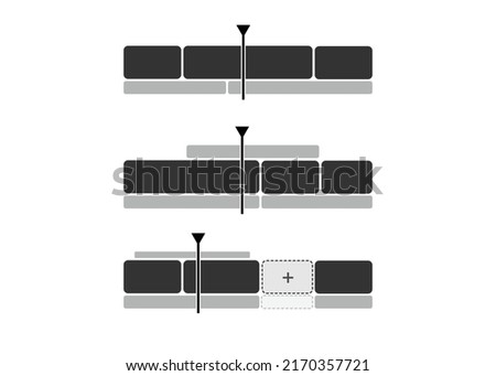 Timeline video editing software. timeline window display for editor and Post Production. Timeline Sequence editing footage.  App editing display