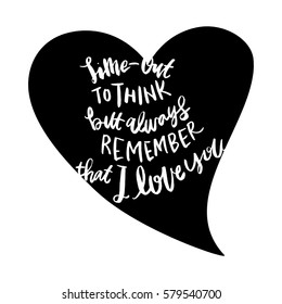 Time-out Chair Quote with heart, Hand lettered Child Discipline Quote