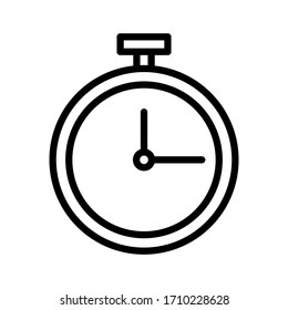 Timeout Icon vector image. Can be used for phone and tablet. Suitable for mobile apps, web apps and print media.