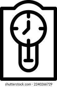 ilustración del vector temporal en un fondo transparente. Símbolos de calidad superior. Iconos vectoriales de línea delgada para el diseño de conceptos y gráficos. 
