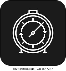 Icono de Timer Business con estilo de línea rellena en negro. hora, reloj, reloj, cronómetro, velocidad, hora, alarma. Ilustración del vector