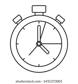 timer chronometer device isolated icon