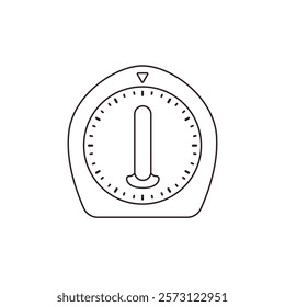 Timer clock emoji vector symbol sign icon illustration time kitchen count down