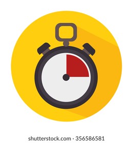 Timer clock icon graphic design, vector illustration eps10