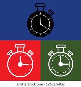 timer clock set  symbol vector illustration